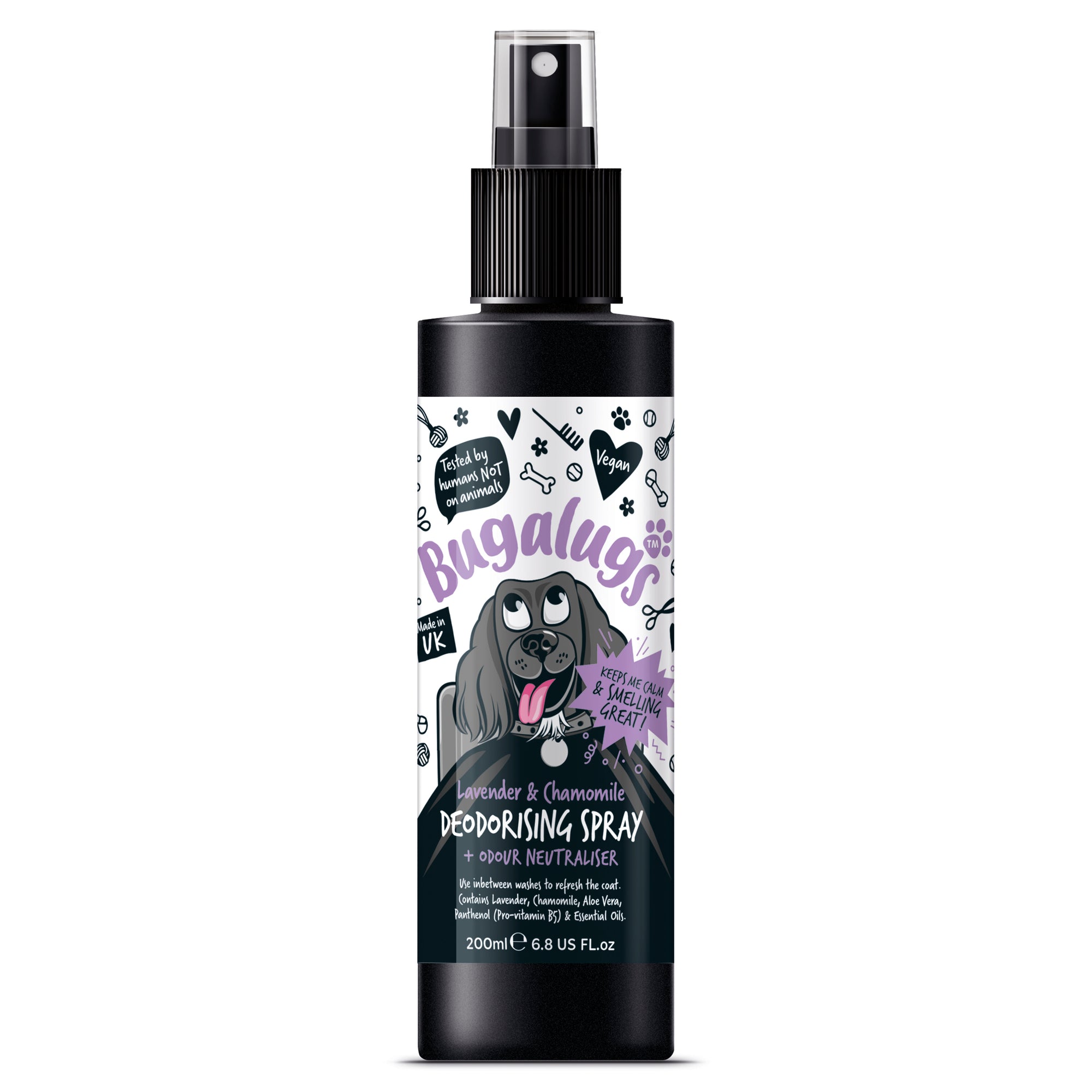 Bugalugs Dog Deodorising Spray - Lavender & Chamomile